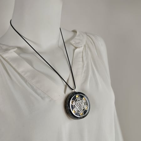 Amuleta Cubul lui Metatron din pietre naturale [5]