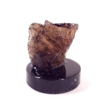 Decoratiune cristal cuart fumuriu pe suport turmalina neagra [2]