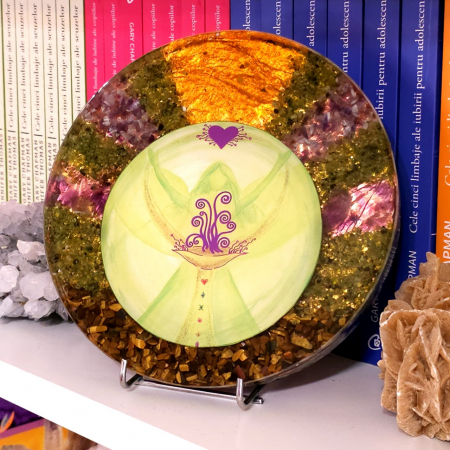 Decorațiune angelică Arhanghel Ariel din pietre naturale [5]