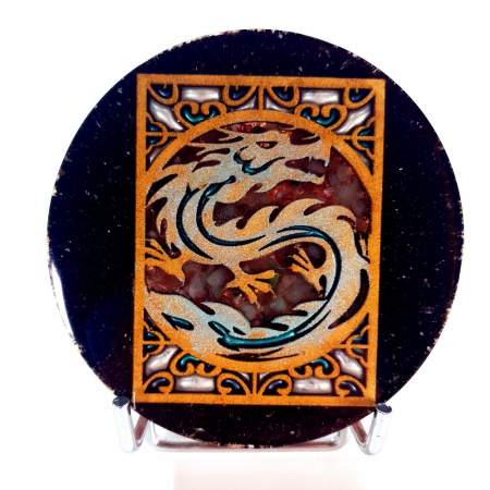 Decorațiuni orgon din pietre naturale - Decoratiune Dragon Vindecator din pietre naturale