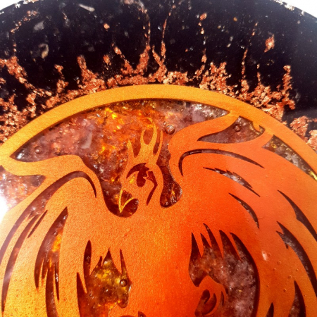 Fenix decoratiune orgon din pietre naturale semipretioase * [2]