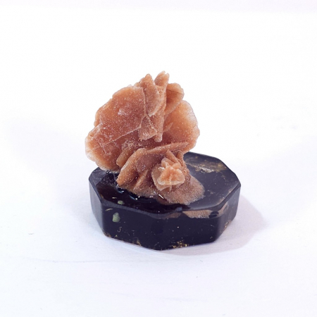 Minerale pe suport orgonic - Floare calcit portocaliu piatra naturala pe orgon
