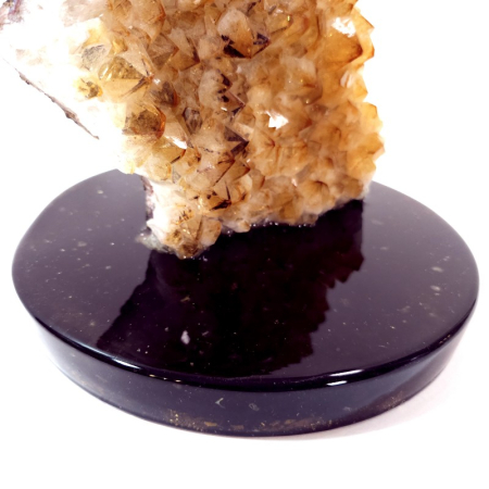 Fragment din geoda de citrin pe disc orgonic [1]