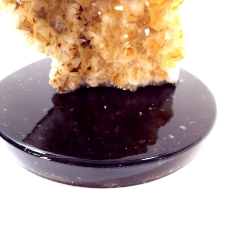 Fragment din geoda de citrin pe disc orgonic [3]