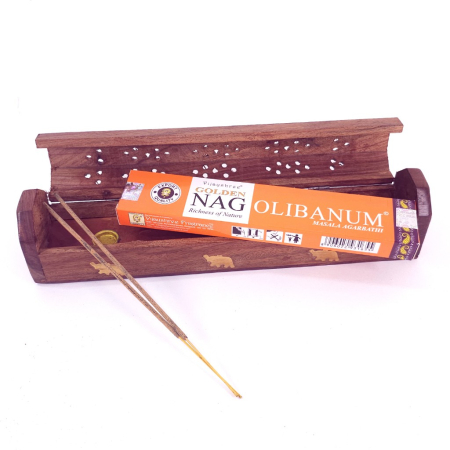 Bete parfumate Golden Nag cu tamaie Olibanum [2]