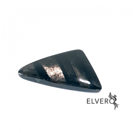 Cabochoane pietre naturale - Cabochon piatra naturala hipersten forma triunghiulara