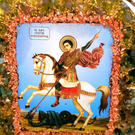 Sfantul Gheorghe icoana decoratiune orgon [7]