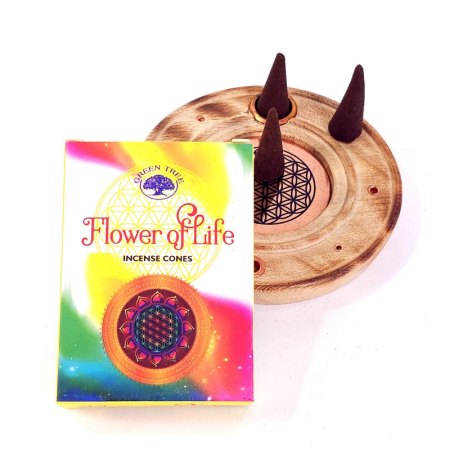 Conuri parfumate Green Tree Flower of Life [1]
