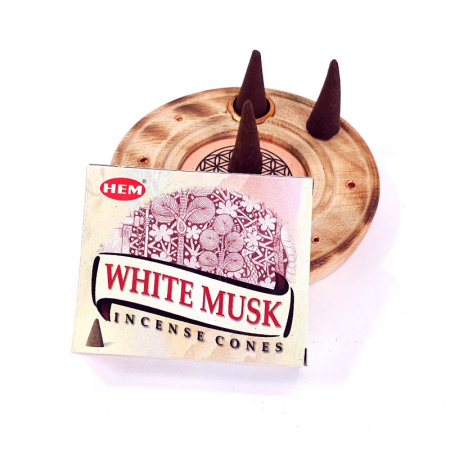 Conuri parfumate HEM White Musk [1]