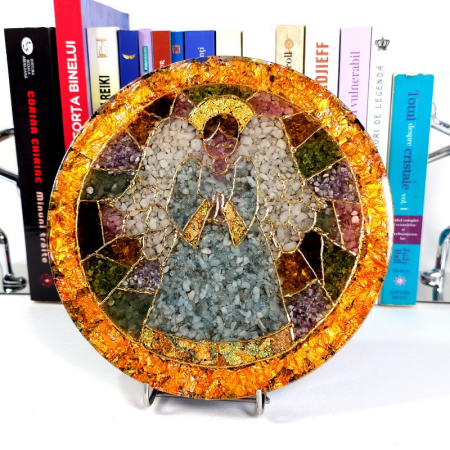 Decoratiune vitraliu Inger pazitor rugandu-se [4]