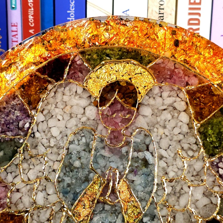 Decoratiune vitraliu Inger pazitor rugandu-se [1]