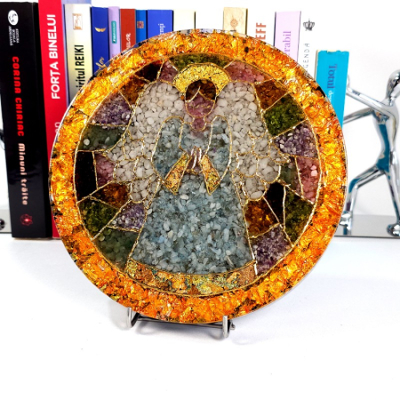 Decoratiune vitraliu Inger pazitor rugandu-se [8]