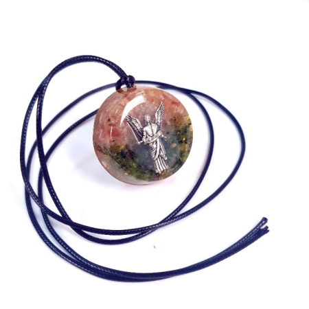 Amuleta arhanghel Jofiel cu pietre naturale [4]