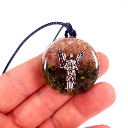 Amuleta arhanghel Jofiel cu pietre naturale [5]