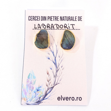 Cercei eleganti din labradorit natural [1]
