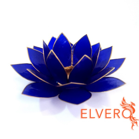 Suporturi pentru ardere - Lotus indigo decorațiune suport pentru lumânări