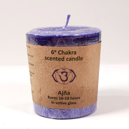 Lumânări parfumate - Lumanare din ceara naturala de culoare mov