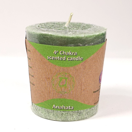 Lumânări parfumate - Lumanare parfumata verde chakra 4