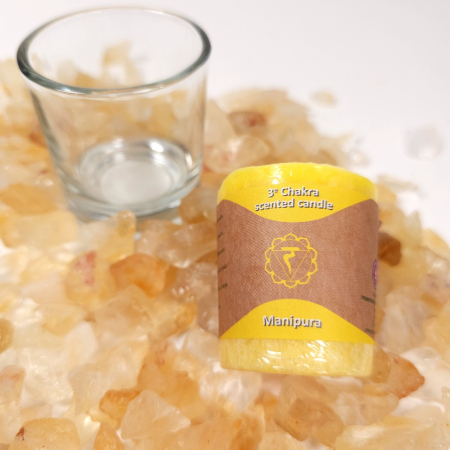 Lumanare galbena din ceara naturala [4]