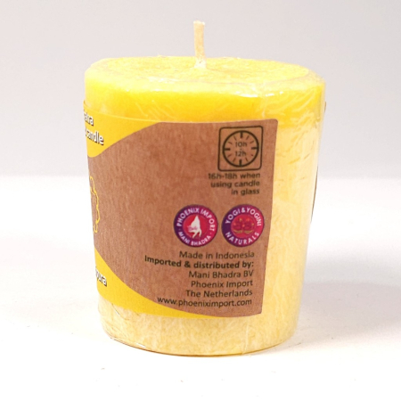 Lumanare galbena din ceara naturala [1]