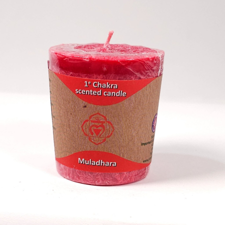 Lumânări parfumate - Lumanare parfumata rosie chakra 1