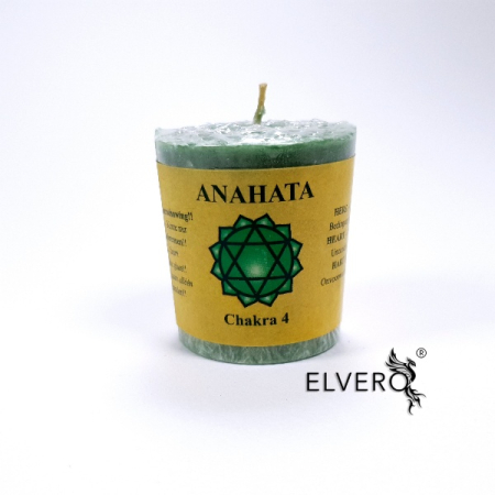 Lumanare parfumata verde chakra 4