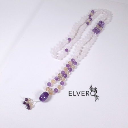 Mala pietre naturale ametist, agat, cuart rutilat [4]