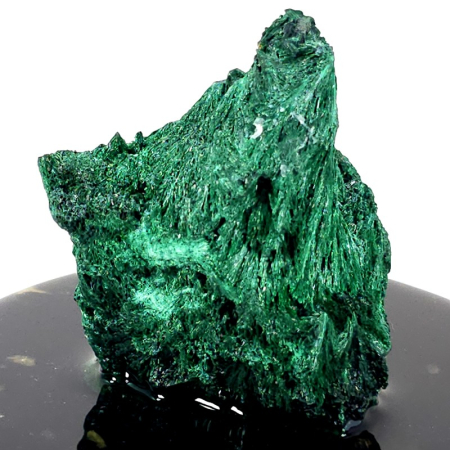 Piatra malachit fibros natural pe suport orgon turmalina [1]