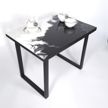 Măsuță de cafea din rășină cu pietre paturale semiprețioase [1]