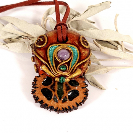 Medalion boho chic din pietre semiprețioase [1]
