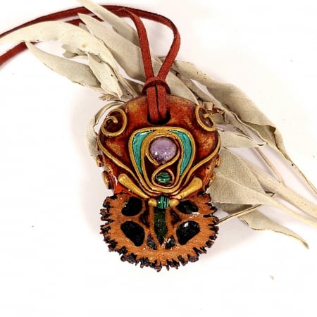 Pandantive Elvero - Medalion boho chic din pietre semiprețioase