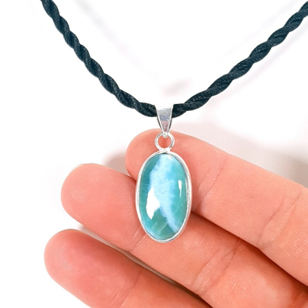 Medalion larimar natural [2]