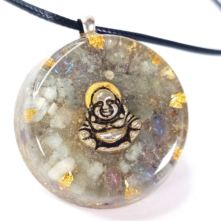medalion zen din pietre naturale cu buddha razand fericit [1]
