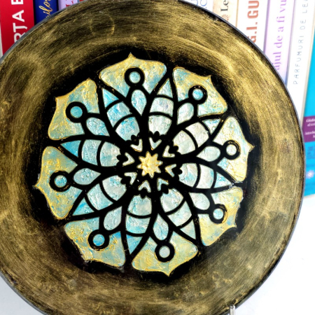 Mandala decorativa pentru casa sau birou din pietre semiprețioase [9]