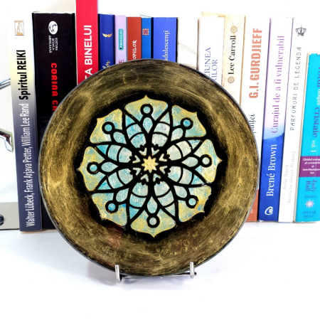 Mandala decorativa pentru casa sau birou din pietre semiprețioase [8]