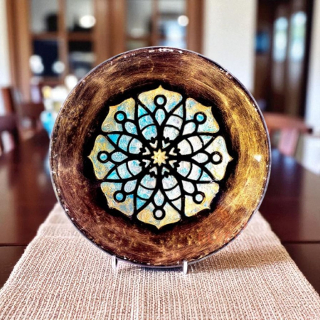 Mandala decorativa pentru casa sau birou din pietre semiprețioase [5]