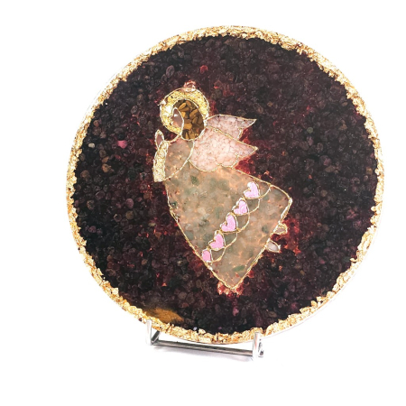 Decoratiune Inger pazitor din pietre semipretioase naturale [4]