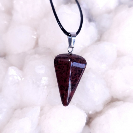 Medalion pendul din obsidian mahon [2]