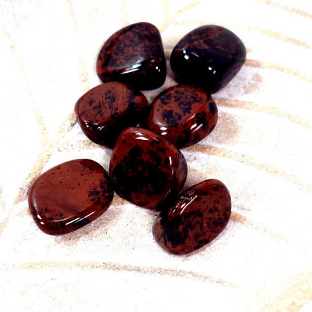Pietre naturale rulate - șlefuite - Obsidian mahon slefuit