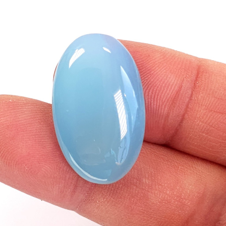 Onix Aqua Cabochon Oval Piatra Semipretioasa Naturala [1]