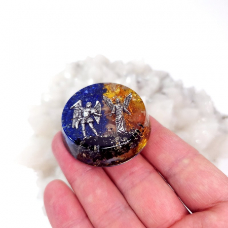 Arhanghelii Mihail și Gabriel iconita pietre naturale [1]