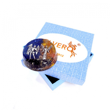 Arhanghelii Mihail și Gabriel iconita pietre naturale [2]