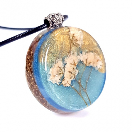 Pandantiv flori albe cu cer senin [1]