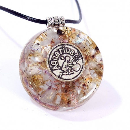 Pandantiv zodia varsator din pietre naturale [1]