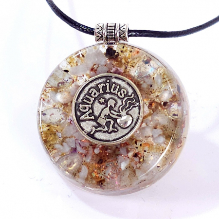 Pandantiv zodia varsator din pietre naturale [2]