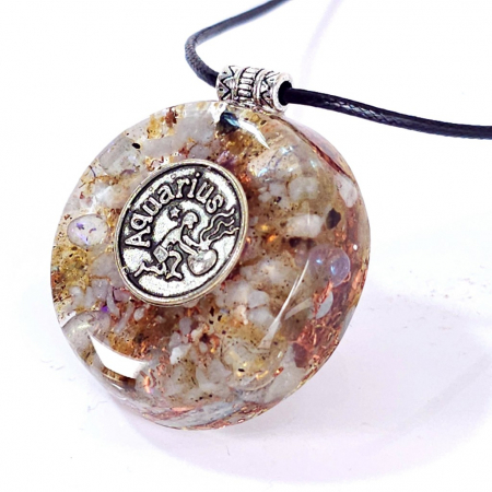 Pandantiv zodia varsator din pietre naturale [3]
