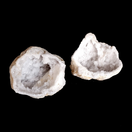 Minerale brute - Geode gemene cuarț alb