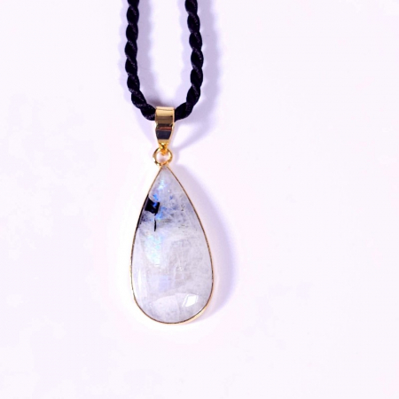 Medalion piatra lunii moonstone naturala [1]