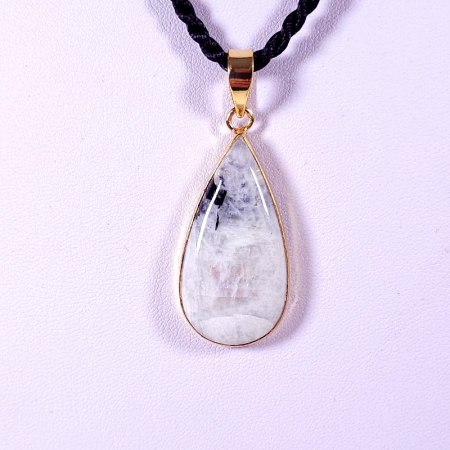 Medalion piatra lunii moonstone naturala [2]