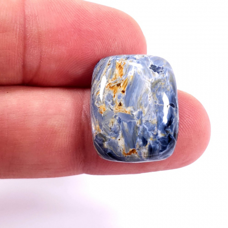 Cabochon pietersit albastru deschis [1]